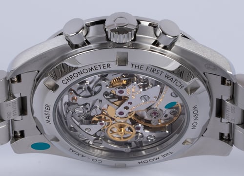 Caseback of Speedmaster Moonwatch Professional Co-Axial Master Chronometer