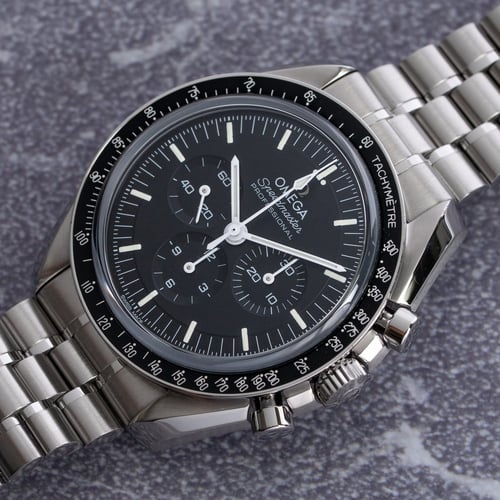 Stylied photo of  of Speedmaster Moonwatch Professional Co-Axial Master Chronometer