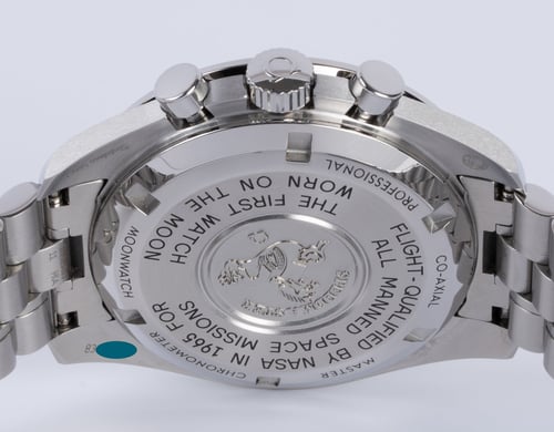 Caseback of Speedmaster Moonwatch Professional Co-Axial Master Chronometer