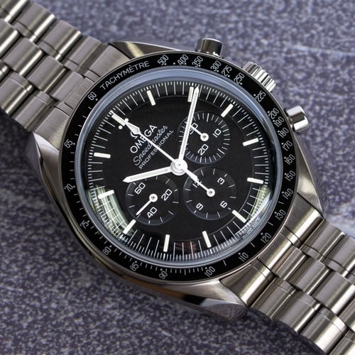 Stylied photo of  of Speedmaster Moonwatch Professional Co-Axial Master Chronometer