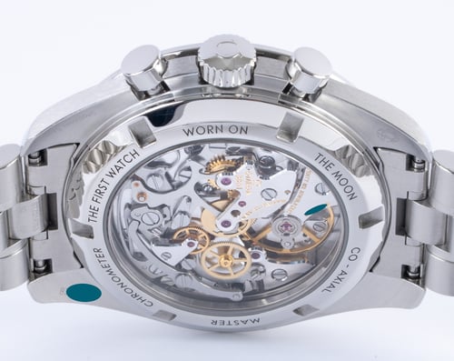 Caseback of Speedmaster Moonwatch Professional Co-Axial Master Chronometer
