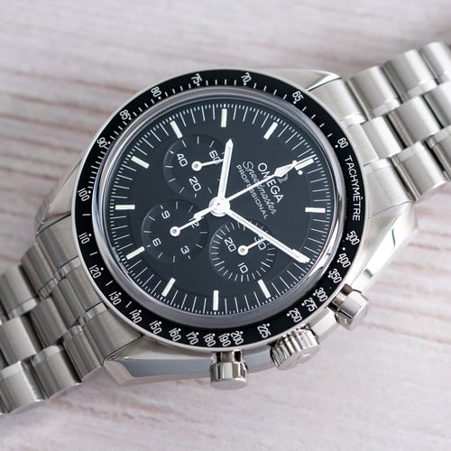 Stylied photo of  of Speedmaster Moonwatch Professional Co-Axial Master Chronometer