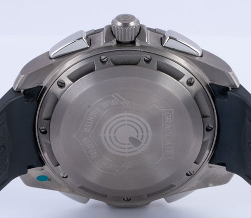 Caseback of Speedmaster X-33 1st Edition Military Issue 'USAF Fighter Weapons School'