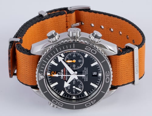 Front View of Seamaster Planet Ocean Chronograph