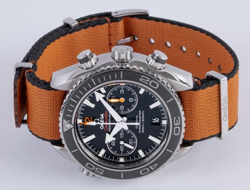 Front View of Seamaster Planet Ocean Chronograph