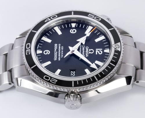 Crown Side Shot of Seamaster Planet Ocean
