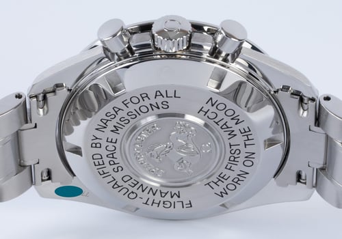 Caseback of Speedmaster Moonwatch