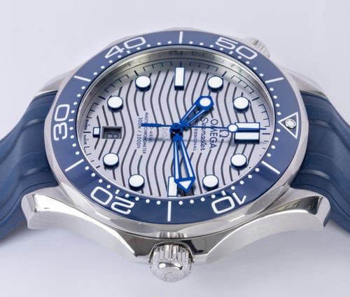 Crown Side Shot of Seamaster Diver 300M