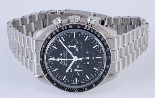 Front View of Speedmaster Moonwatch Professional Co-Axial Master Chronometer