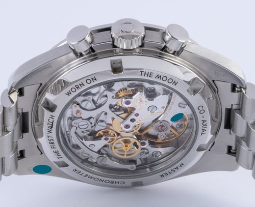 Caseback of Speedmaster Moonwatch Professional Co-Axial Master Chronometer