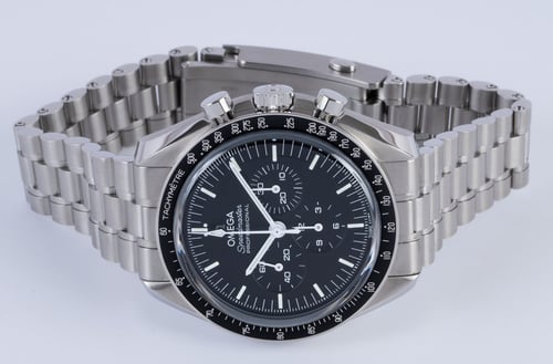 Front View of Speedmaster Moonwatch Professional Co-Axial Master Chronometer