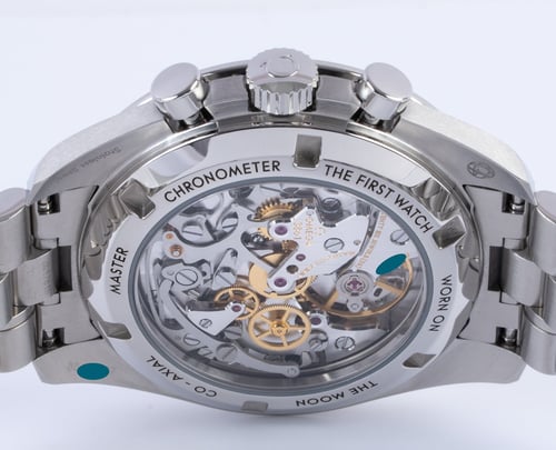 Caseback of Speedmaster Moonwatch Professional Co-Axial Master Chronometer