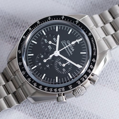 Stylied photo of  of Speedmaster Moonwatch Professional Co-Axial Master Chronometer