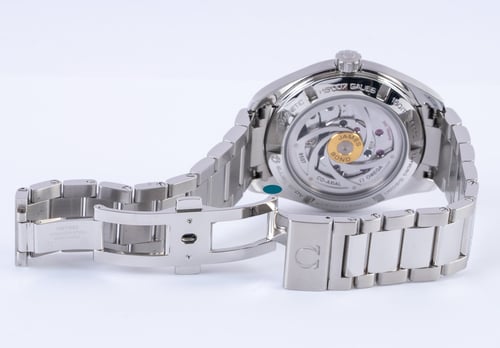 Open Clasp Shot of Seamaster James Bond 'Spectre' Aqua Terra Master