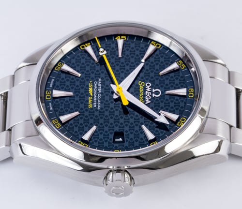 Crown Side Shot of Seamaster James Bond 'Spectre' Aqua Terra Master