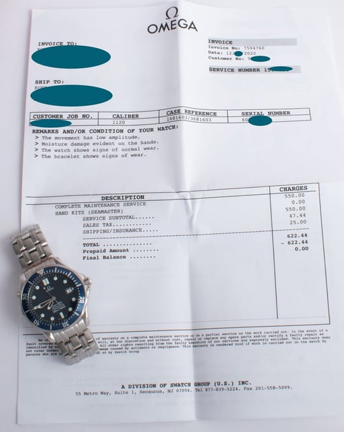 Paper shot of Seamaster Professional