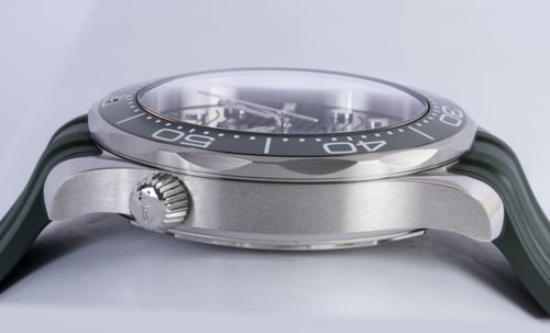 9' Side Shot of Seamaster 'Green' Diver 300M