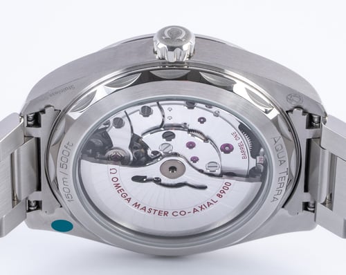 Caseback of Seamaster Aqua Terra Master 41MM Green