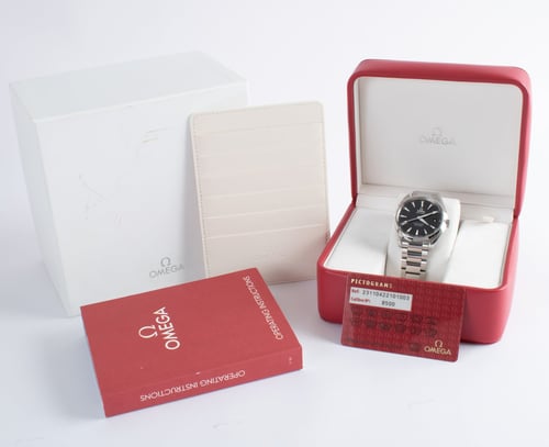 Box / Paper shot of Seamaster Aqua Terra 150M Master 41.5 MM