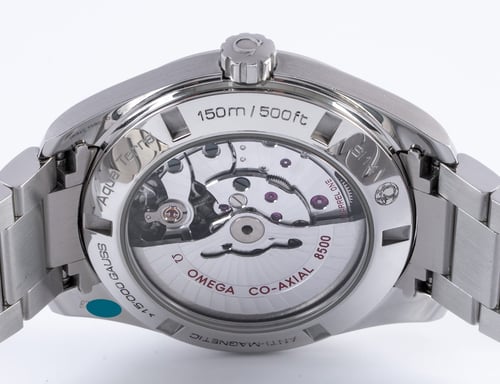 Caseback of Seamaster Aqua Terra 150M Master 41.5 MM