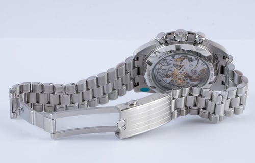 Open Clasp Shot of Speedmaster Moonwatch Professional Co-Axial Master Chronometer