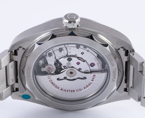 Caseback of Aqua Terra Worldtimer 43MM