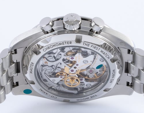 Caseback of Speedmaster Moonwatch Professional Co-Axial Master Chronometer