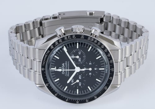 Front View of Speedmaster Moonwatch Professional Co-Axial Master Chronometer