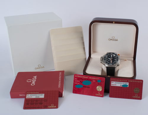 Box / Paper shot of Seamaster Ploprof 1200M Co-Axial
