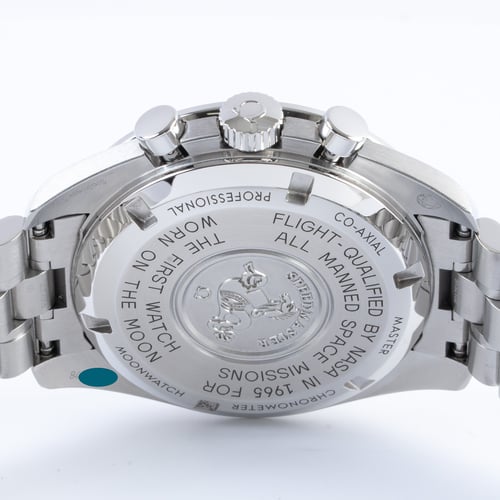 Caseback of Speedmaster Moonwatch Professional Co-Axial Master Chronometer