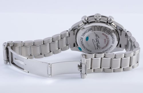 Open Clasp Shot of Speedmaster 'Schumacher World Champ 2001'