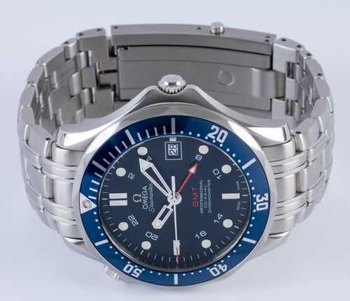 Front View of Seamaster Professional GMT Co-Axial