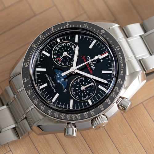 Stylied photo of  of Speedmaster Moonphase Chronograph
