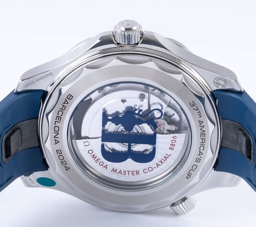 Caseback of Seamaster Diver America's Cup 'Barcelona 2024'