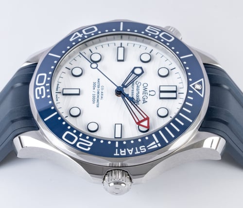 Crown Side Shot of Seamaster Diver America's Cup 'Barcelona 2024'