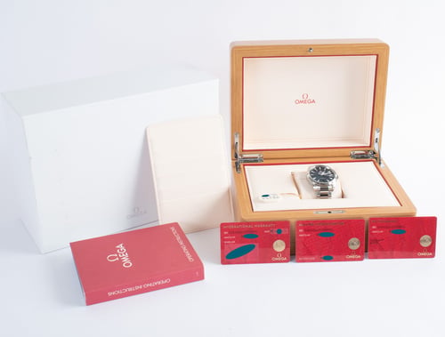 Box / Paper shot of Seamaster Aqua Terra 41