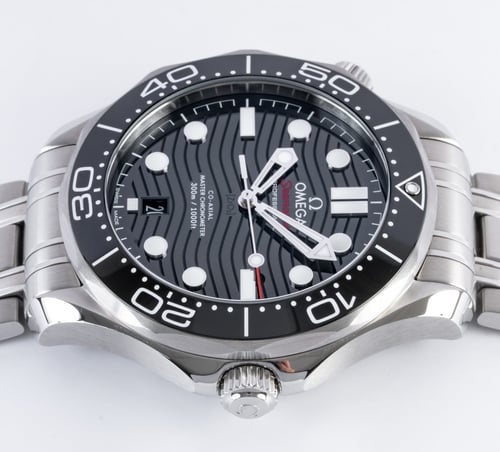 Crown Side Shot of Seamaster Diver 300M