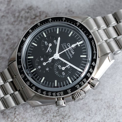 Stylied photo of  of Speedmaster Moonwatch Professional Co-Axial Master Chronometer