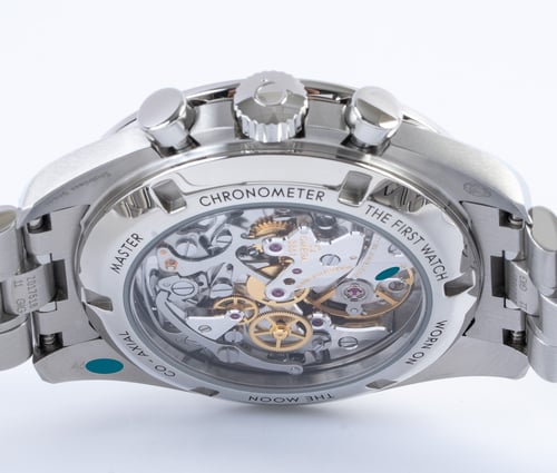 Caseback of Speedmaster Moonwatch Professional Co-Axial Master Chronometer