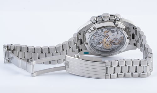 Open Clasp Shot of Speedmaster Moonwatch Professional Co-Axial Master Chronometer