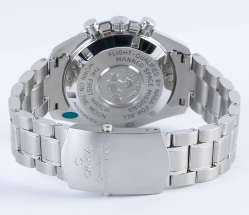 Rear / Band View of Speedmaster Legendary Moonwatch