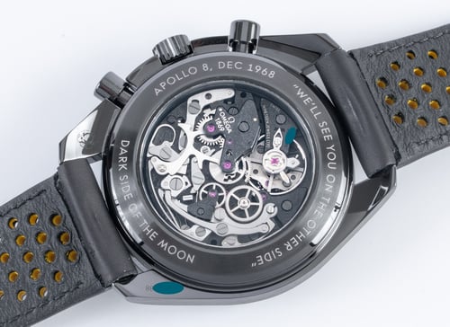 Caseback of Speedmaster Apollo 8 'Dark Side of the Moon'