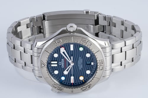 Front View of Seamaster Diver 300M 'Beijing 2022'