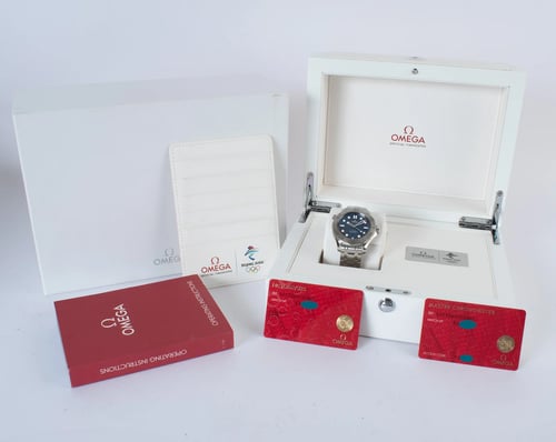 Box / Paper shot of Seamaster Diver 300M 'Beijing 2022'
