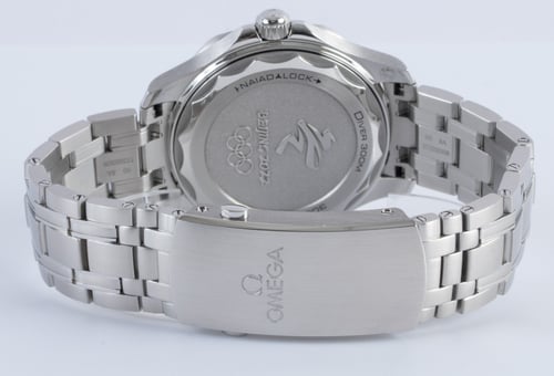 Rear / Band View of Seamaster Diver 300M 'Beijing 2022'