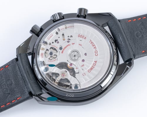 Caseback of Speedmaster Dark Side of the Moon 'Pitch Black'
