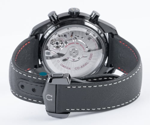 Rear / Band View of Speedmaster Dark Side of the Moon 'Pitch Black'