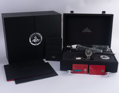Box / Paper shot of Speedmaster Legendary Moonwatch