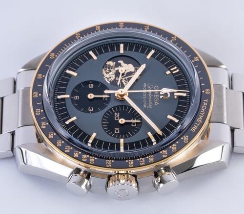 Crown Side Shot of Speedmaster Apollo 11 50th Anniversary