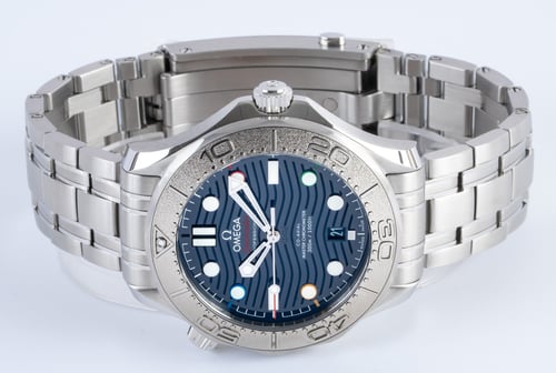 Front View of Seamaster Diver 300M 'Beijing 2022'
